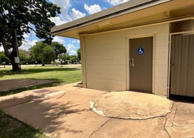 ramp to accessible amenities