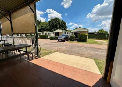 Ramp access to camp kitchen